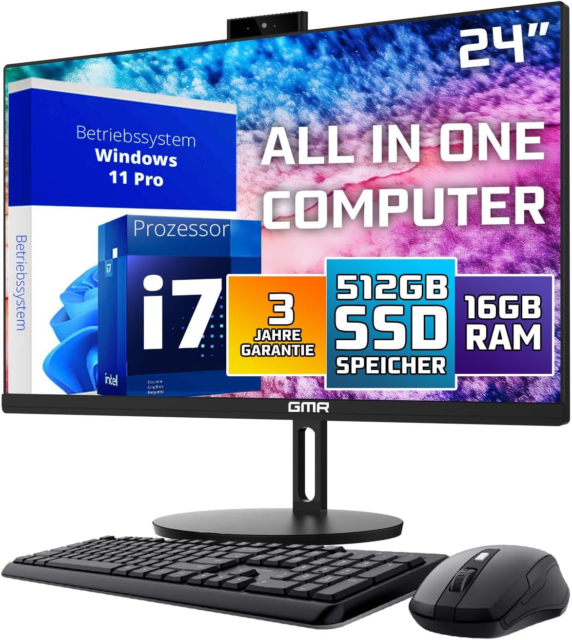 Der All in One PC: Alles integriert in nur einem Monitor!​